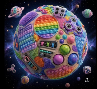 Milli's Fidget Universe Logo